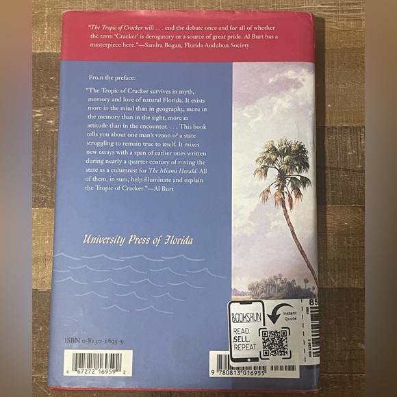 The Tropic of Cracker by Al Burt. “Florida State of Mind” Hardcover Book. Essays - Picture 2 of 2